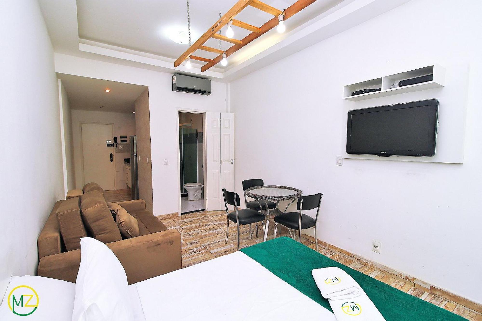 Studio Para 4 Pessoas Com Vista Mar Em Copacabana Рио-де-Жанейро Экстерьер фото