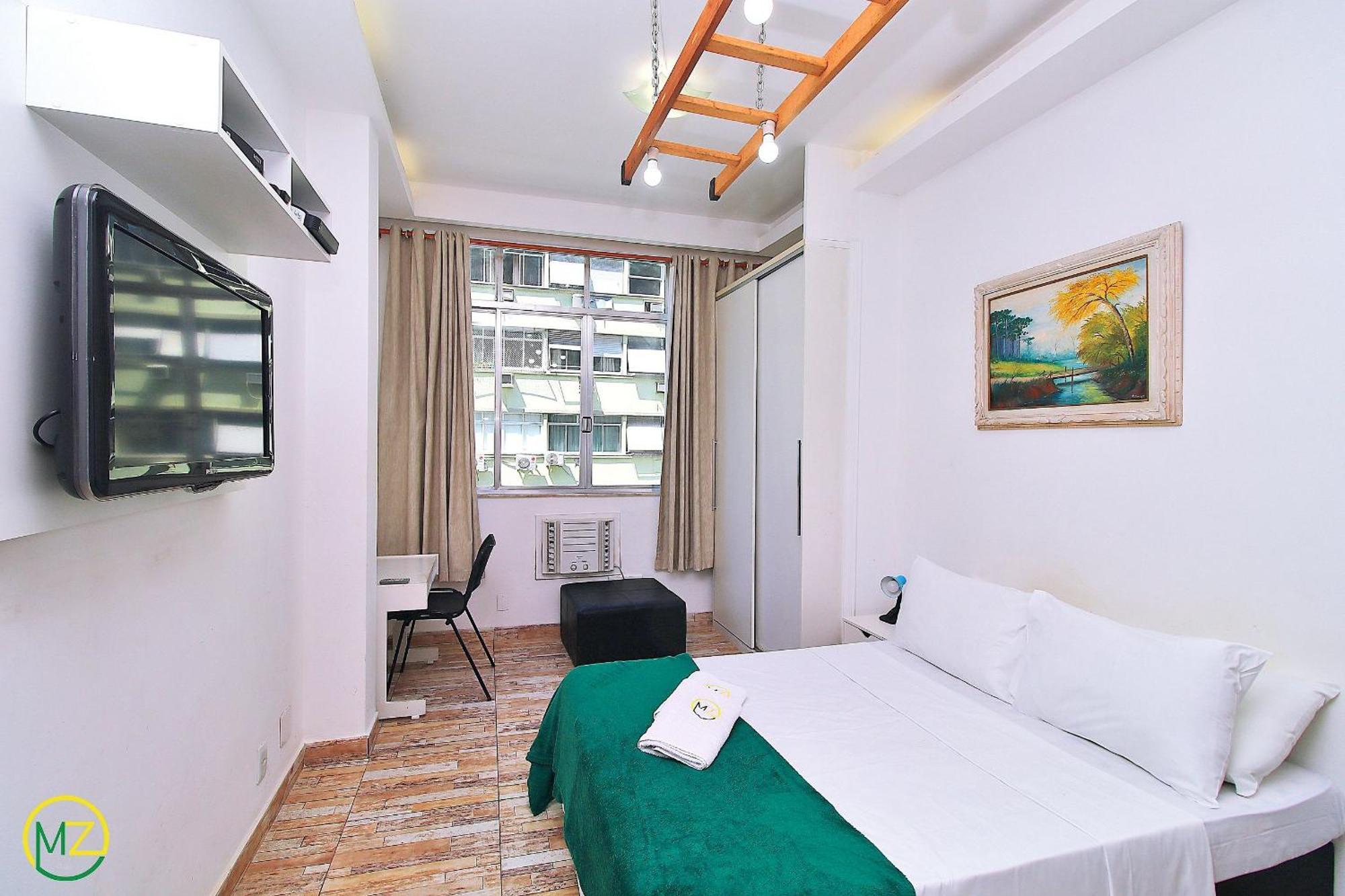 Studio Para 4 Pessoas Com Vista Mar Em Copacabana Рио-де-Жанейро Экстерьер фото